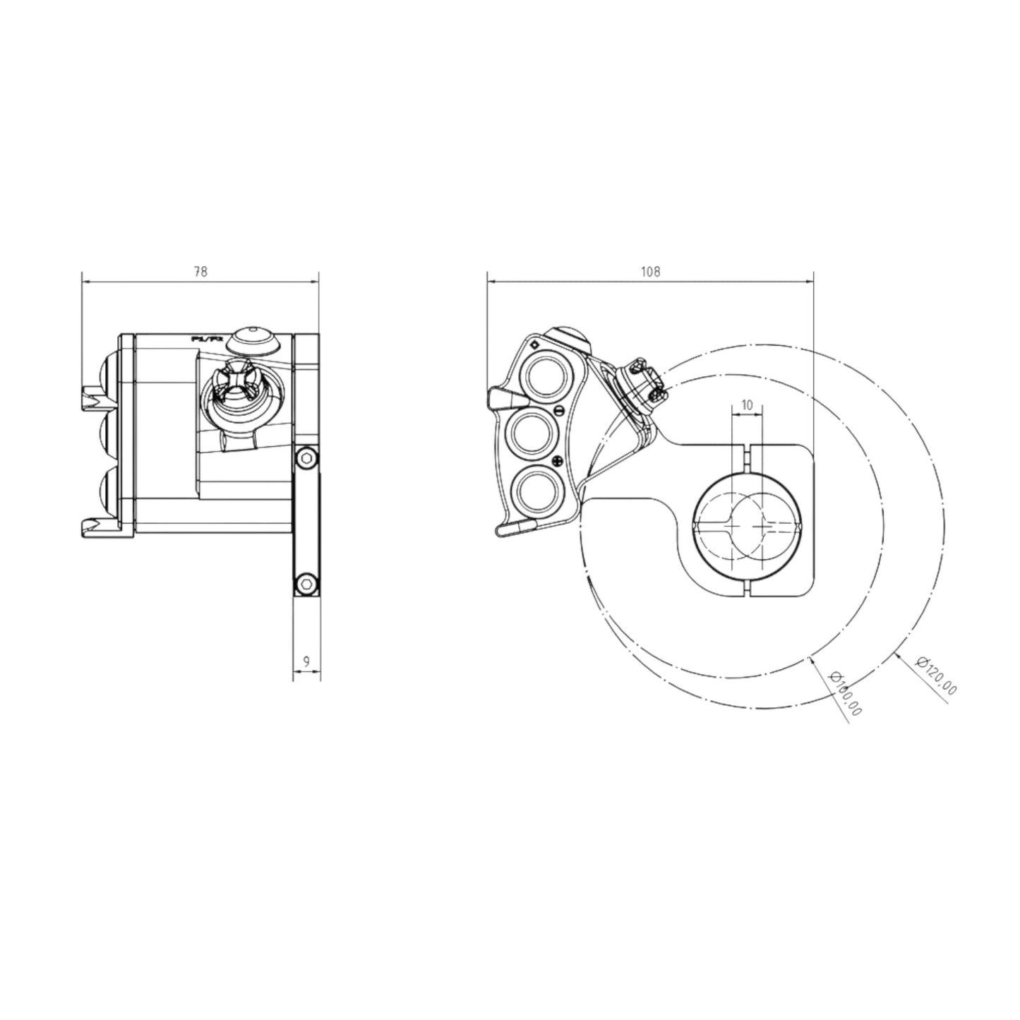 SilverFox B8J Navigation Handlebar Controller