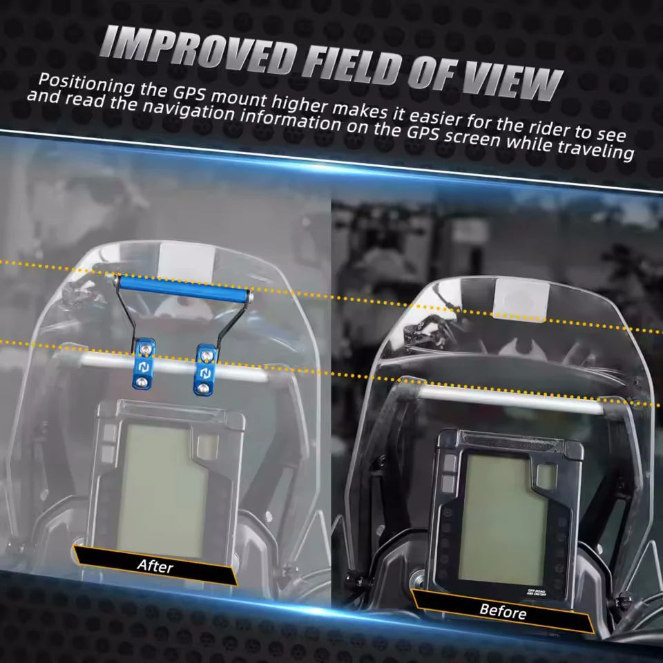 Moto Explorer 12mm Navigation Bar Extension
