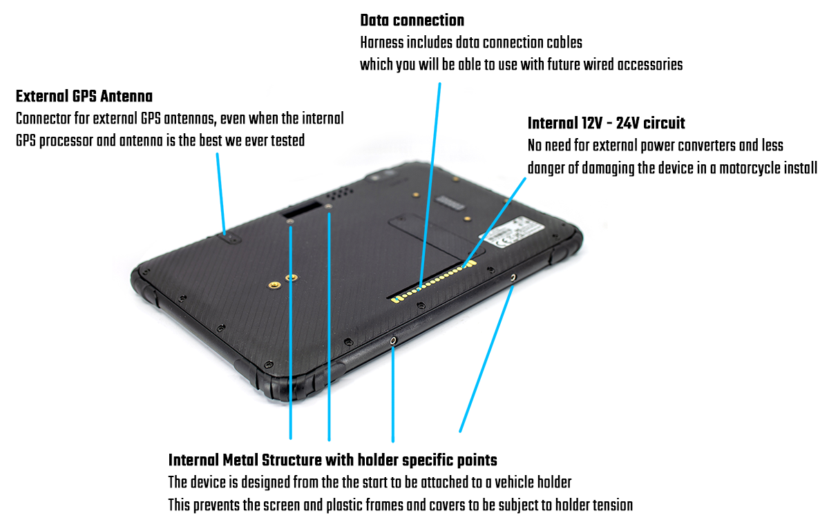 DMD-T865X Navigation Device (8") - with Car Charging Holder