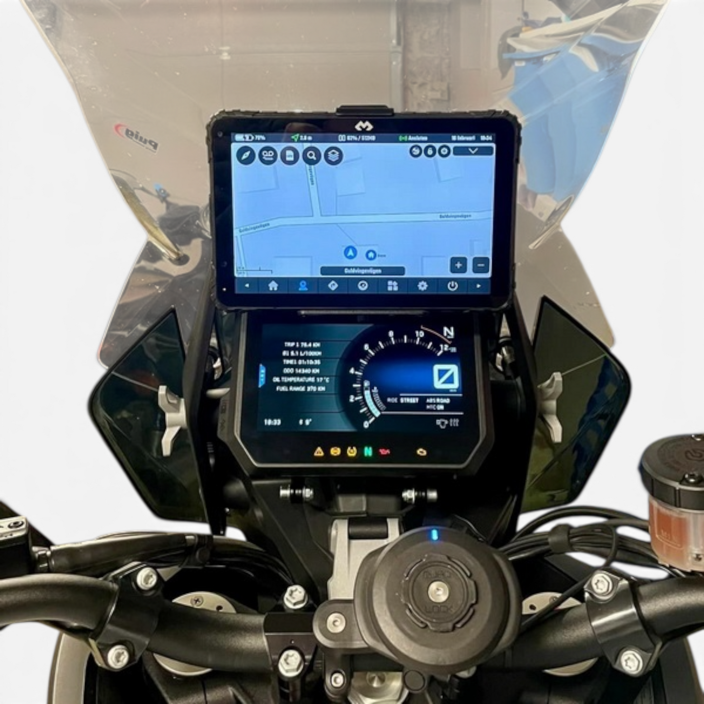 KTM 1290 Super Adventure 2017 - 2020 - Heizkorp Navpod 3.0 Navigation Mount