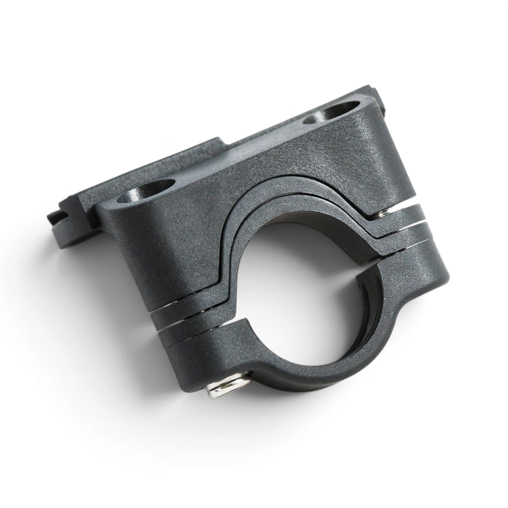 Moto Explorer Remotek One black quick lock handlebar bracket set for motorcycle controller mounting