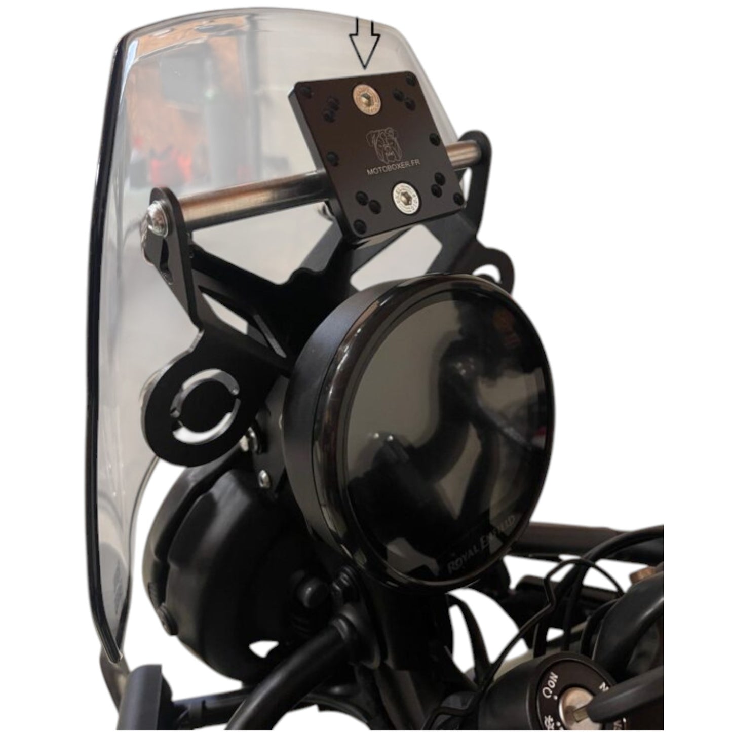 Royal Enfield Himalayan 450 - Motoboxer 12mm Navigation Bar Mount