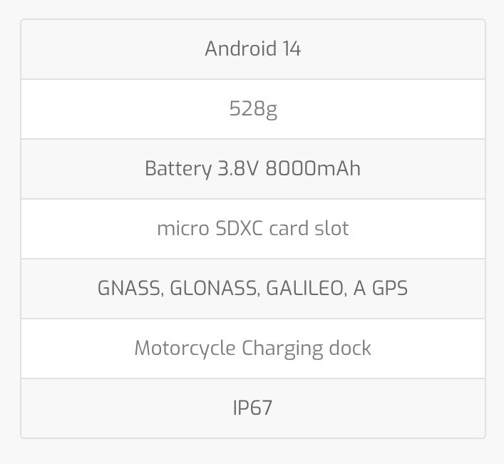 DMD-T865X Navigation Device (8") - with Adventure Charging Holder
