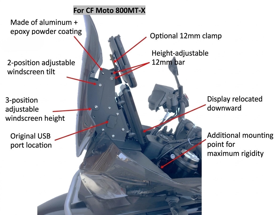 CFMOTO 800MT-X MotoBoxer Navigation Tower