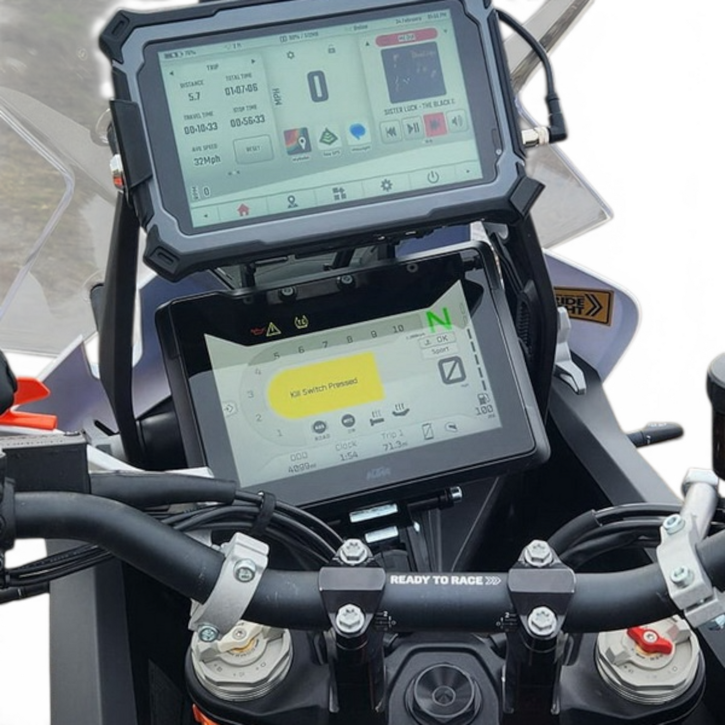 KTM 1290 Super Adventure 2021+ - Heizkorp Navpod 21 Navigation Mount
