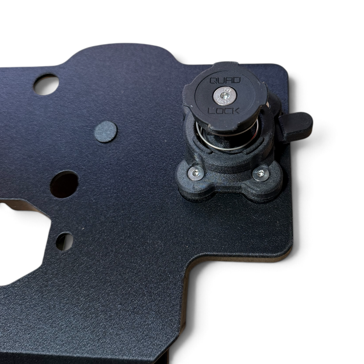 Moto Explorer carbon fibre nylon Quad Lock dash mounting plate for 2025 Yamaha Tenere 700 motorcycles.