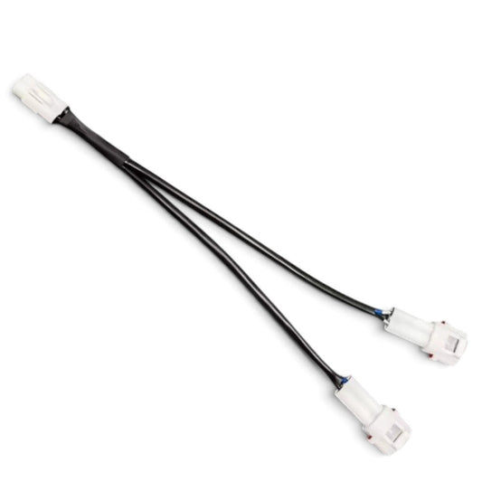 Moto Explorer RideTrak Y-splitter cable for Royal Enfield Himalayan 450 with OE style watertight connectors