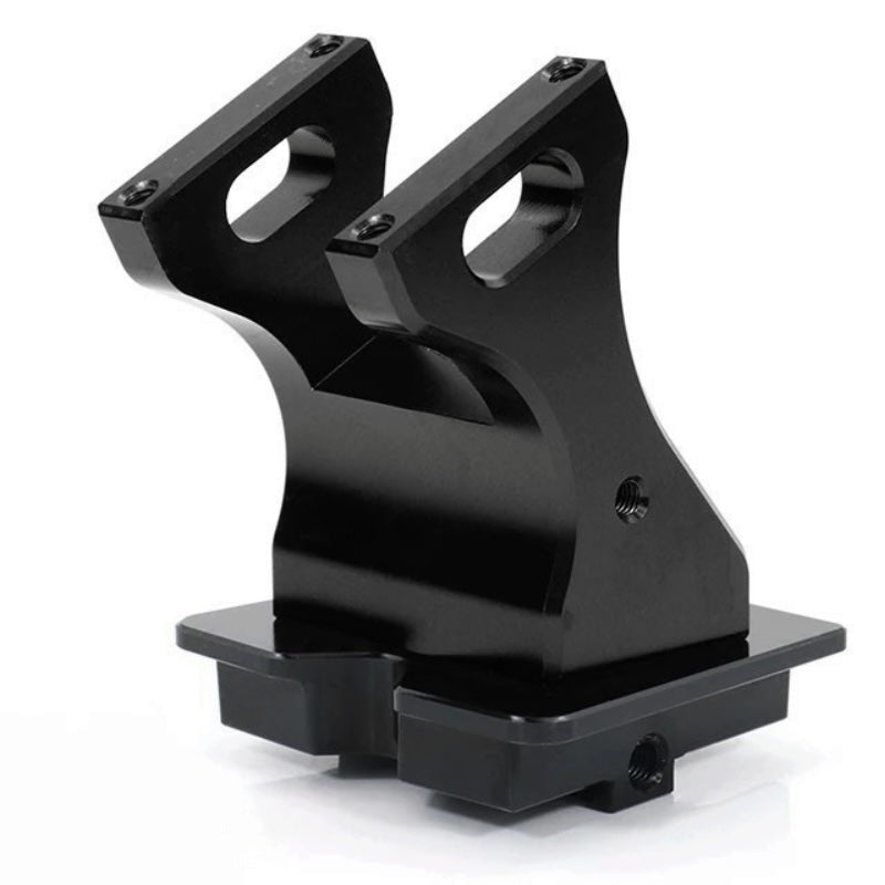 Moto Explorer black anodised CNC-machined aluminum GPS navigation mount for KTM adventure motorcycles with hardware