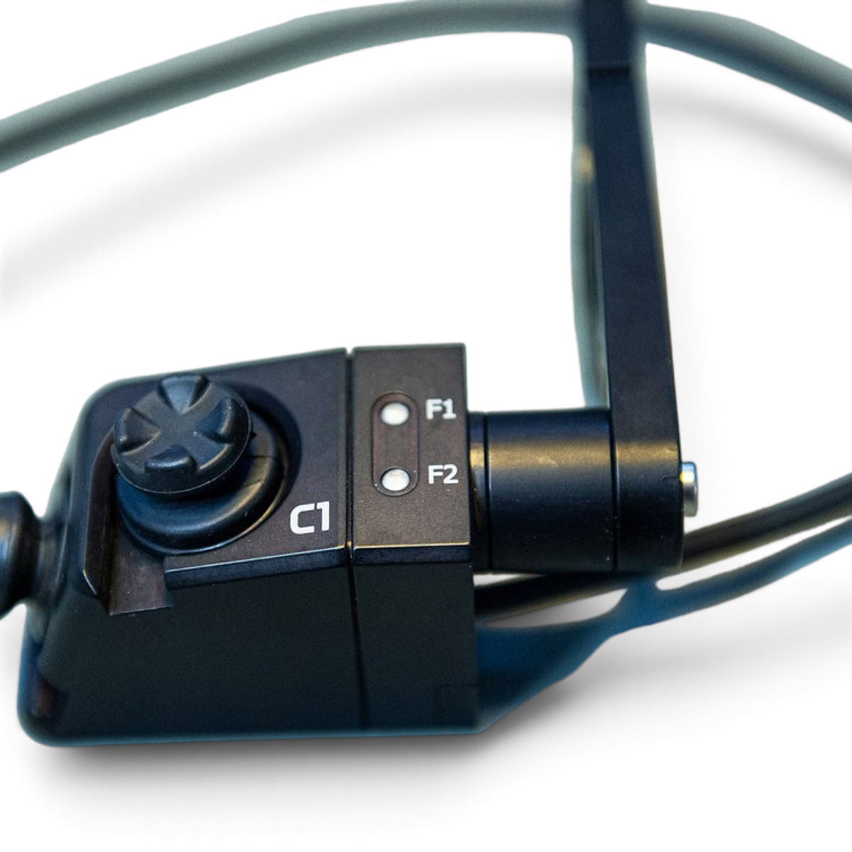 Moto Explorer SilverFox C Series extension collar for C1 and C2 motorcycle controllers in black metal finish