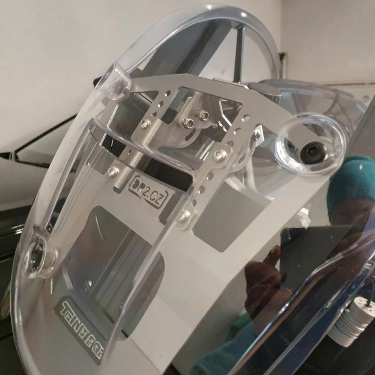 Moto Explorer RideTrak DR2 navigation mount for Triumph Tiger 900 (2024+). Stainless steel, adjustable platform.