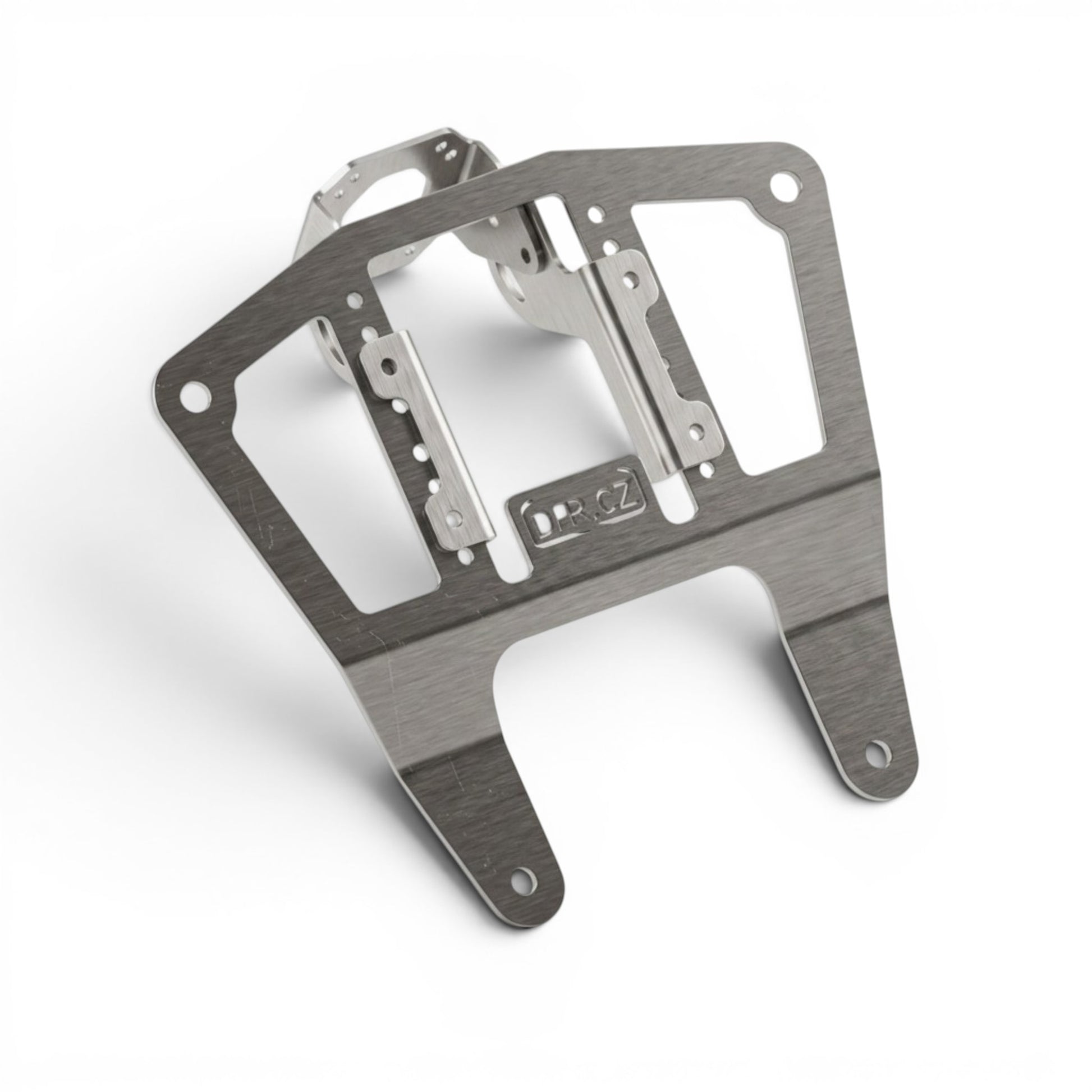 Moto Explorer RideTrak DR2 navigation mount for Triumph Tiger 900 (2024+). Stainless steel, adjustable platform for optimal visibility.